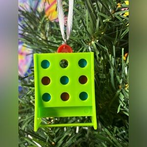 Connect 3 Game Ornament Custom Ornament